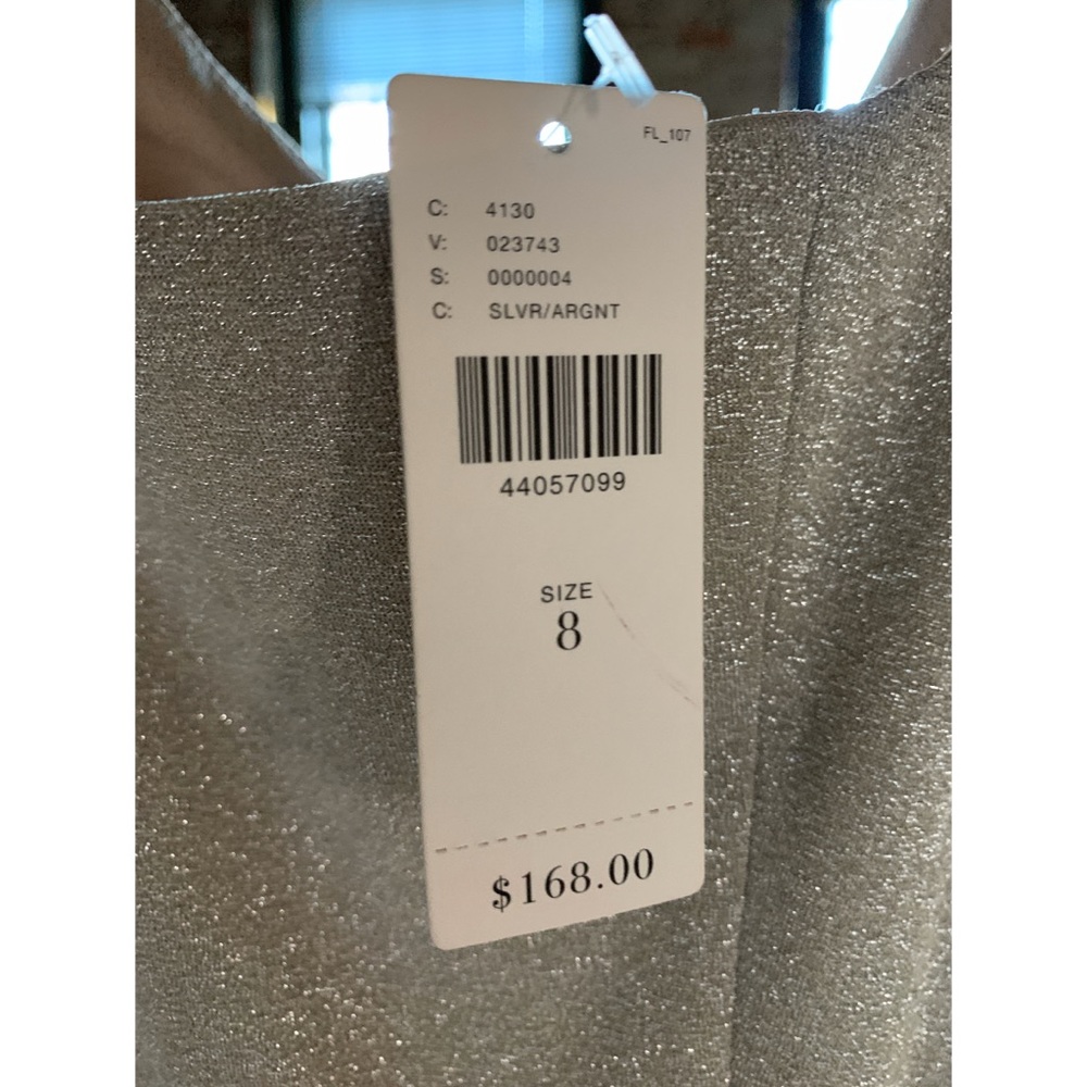 NWT Anthropologie Elevenses Metallic Pleated Dress - Picture 6 of 8